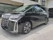 Recon 2020 Toyota Alphard 2.5 SC MPV SUNROOF, P/BOOT, 3LED HEADLAMP, SEQUENTAL BLINDKER
