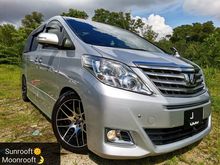 2012/17 Toyota Alphard 2.4 8Seater Sunrooft / 2Power Door