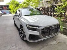Provide Warranty, Genuine Mileage. 2020 Audi Q8 3.0 55 S.Line TFSI. Pre Sense, B & O, BSM, Panoramic, 360 Camera, AirMatic, Rear Climate Controller RS