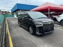 2022 Toyota Alphard 2.5 Type Gold Black Roof Interior