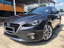 2016 Mazda 3 2.0 SKYACTIV-G High Sedan,Full Service Record By Mazda,Original Paint,All like New,Call and view now