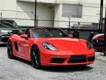 2021 Porsche 718 2.0 Boxster Convertible / LAVA ORANGE / PDLS PLUS / NEGO