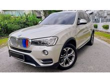 2016 BMW X3 2.0 xDrive20i SUV-95kkm-free warranty and tinted