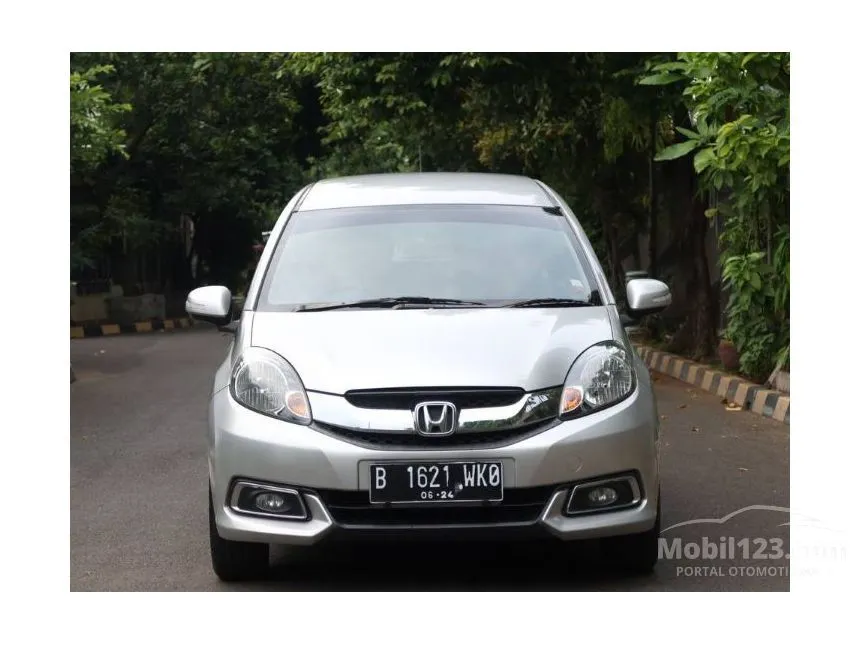 Jual Mobil Honda Mobilio 2014 E Prestige 1.5 di Banten Automatic MPV Abu