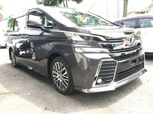 2015 Toyota Vellfire 2.5 Z G Edition MPV