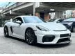 Recon 2021 Porsche 718 4.0 Cayman GT4 Coupe#Black Interior Pack#Club Sport Pack#Full Bucket Seat#Sport Chrono#Sport Exhaust#PASM#Bi