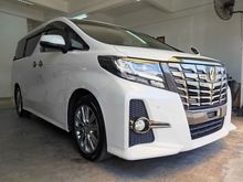 2016 Toyota Alphard 2.5 Type Black Roof Monitor BIG BIG SALES New Arrival Unregistered