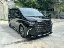 2024 Toyota Alphard 2.5 Executive Lounge MPV - JBL Sound System -Black Interior