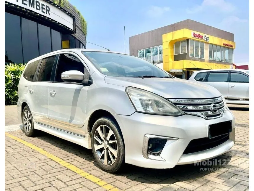 Jual Mobil Nissan Grand Livina 2014 Highway Star Autech 1.5 di Banten Automatic MPV Silver Rp 95.500.000