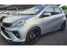 2017 PERODUA MYVI 1.5 A - 1500 (HIGH) FACELIFT (AT) (HATCHBACK) (GOOD CONDITION) GLITTERING SILVER (METALLIC) PLATE SABAH - 122,800KMS