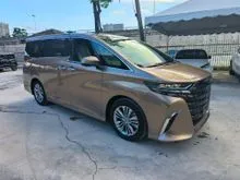 2023 Toyota Alphard 2.5 Z / MOONROOF / FLIP DOWN MONITOR / 360 CAMERA / HUD / DIM / BSM / GRADE 4.5 / 2023 UNREGISTER