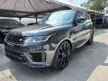 Recon 2021 Land Rover Range Rover Sport 3.0 P400 HST 5 SEATER/BLACK FULL LEATHER SEAT/MERIDIAN SOUND SYSTEM/360 CAMERA/MULTI FUNCTION STEERING/PADDLE SHIFT/