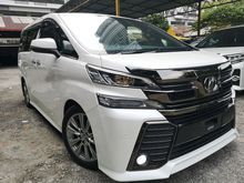 2016 TOYOTA VELLFIRE 2.5 GOLDEN EYE - COOLBOX - FULL ALPINE - SUNROOF -