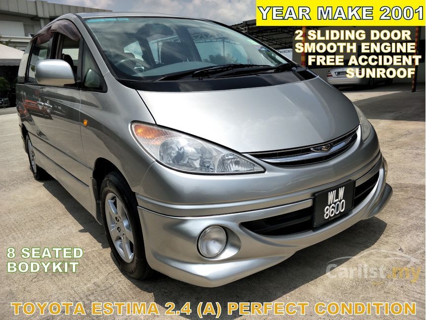 Toyota Estima 2001 Aeras 2 4 In Selangor Automatic Mpv Silver For Rm 2001 Toyota Estima Aeras Mpv