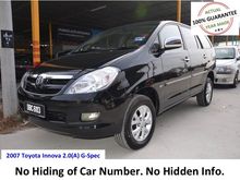 Genuine Year 2007 Toyota Innova 2.0(A) G