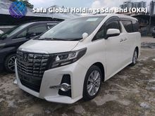 2016 Toyota Alphard 2.5 S SUNROOF 7 SEAYER FULL ALPINE SET MONITOR TV UNREG16
