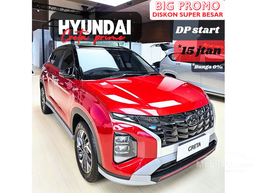 Jual Mobil Hyundai Creta 2024 Prime 1.5 di DKI Jakarta Automatic Wagon Merah Rp 319.300.000