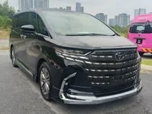 Alot Ready Stock 2024 Toyota Alphard 2.5 Z 7-Seater MPV