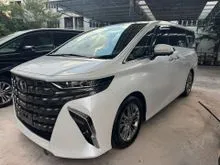 2025 Toyota Alphard 2.5Z SUNROOF HUD ROOF MONITOR TTM DIM - 6 YEARS WARRANTY - JAPAN UNREG