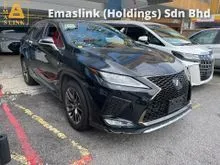 2020 Lexus RX300T 2.0 F Sport Turbo Sun Roof HUD Up Display Power Boot 3LED Light 360View Cam BSM DIM System Push Start Engine