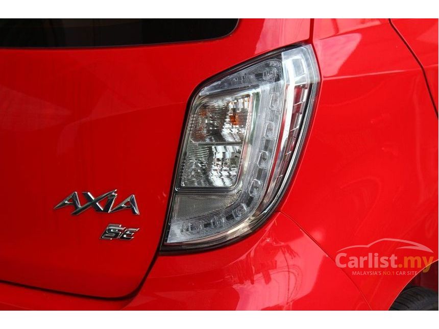 Perodua Axia 2017 SE 1.0 in Selangor Manual Hatchback Red 