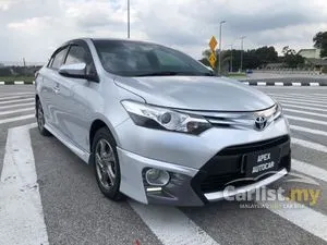 OTR PRICE 2014 Toyota Vios 1.5 S (A) TRD Sportivo Sedan 1 OWNER FULL SERVICE RECORD 3 YRS WARRANTY LOW MIL