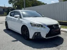 2013 Lexus CT 200h 1.8 F Sport Hatchback One Owner 3 YRS WARRANTY