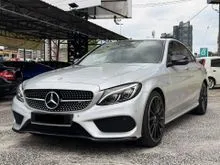2018 / 2019 Mercedes-Benz AMG C43 3.0 4MATIC Sedan 63K KM ONLY PANORAMIC ROOF BURMESTER SURROUND SOUND SYSTEM AMG PERFORMANCE 6 POT BRAKE KIT
