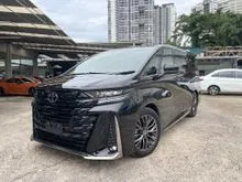 2025 Toyota Vellfire 2.4 Z Premier MPV 5A Grade Low Mileage
