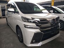 2016 Toyota Vellfire 2.5 ZG FULL SPEC JBL 4 CAMERA UNREG16