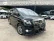 Used 2018 Toyota Alphard 2.5 G SA TYPE BLACK 7 SEATER, POWER BOOT, HALF LEATHER SEAT, SURROUND CAMERA, MUST VIEW, WARRANTY, OFFER RAYA