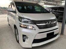 2012 Toyota Vellfire 2.4 ZG PILOT SEAT**LIKE NEW**NICE NUMBER**POWER BOOT**LIKE NEW**DIRECT OWNER OFFER