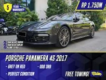2017 Porsche Panamera 2.9 4S Hatchback Grey on Red Abu-abu Abu