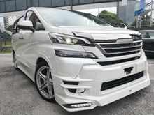 2016 Toyota Vellfire 2.5 ZG TRD FULL MODE LIMITED EDITION SUN MOON ROOF
