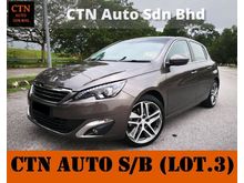 2016 PEUGEOT 308 THP 1.6 (A) FULL TURBO PANAROMIC SPEC UNDER WARANTY UNTILL 2021YEAR