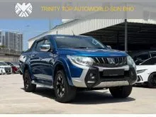 DOUBLE CAB PICKUP HIGHEST SPEC DUAL TONE RIMS , REVERSE CAMERA, 2018 Mitsubishi Triton 2.4 VGT Adventure X Dual Cab 4X4 Pickup WITH WARRANTY PROVIDED