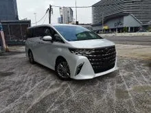 2023 Toyota Alphard 2.5 Z/ Auto Side Step/Moonroof/HUD/BSM/Roof Monitor/360 Cam/Unregister
