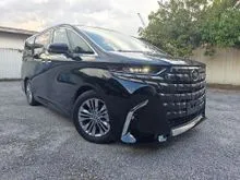 2025 Toyota Alphard 2.5 Z Grade 5A Sun Roof 4Cam360View PCS LDA BSM DIM Display Audio Leather Power Boot Unregister