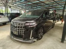 2021 Toyota Alphard 2.5 SC JBL SOUND SYETEM / MODELLISTA BODYKIT & EXHAUST / 360 CAMERA / DIM / BSM / 3 LED / 19K KM ORI MILEAGE
