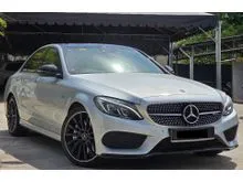 2018 Mercedes-Benz AMG C43 3.0 4MATIC [GENUINE 63K KM ONLY] ONE WELL MAINTAINED OWNER WITH FULL SERVICE RECORD/ 360 CAM/ P-ROOF & BURMESTER AUDIO