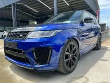 2019 LAND ROVER RANGE ROVER SPORT SVR 5.0 /HEAD UP DISPLAY /CARBON FIBRE BONNET WRAP /MERIDIAN SOUND SYSTEM /UNREG