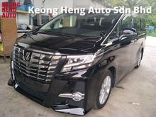 2015 Toyota Alphard 2.5 SA 7 SEATER 360 SURROUND CAMERA POWER BOOT POWER DOOR PUSH START KEYLESS ENTRY PARKING SENSOR FREE WARRANTY
