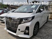 2017 Toyota Alphard 2.5 SA TYPE BLACK HALF LEATHER POWER BOOT FULL SPEC UNREG 17