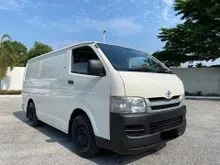 2010 Toyota Hiace 2.5 Panel Van(A)SUPER TIP TOP CONDITION