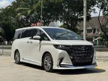 2025 Toyota Alphard 2.5 Z MODELISTA BODYKIT MOONROOF JBL360 CAMERA DIM BSM HUD