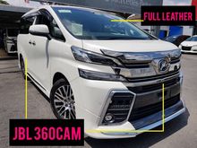 2016 Toyota Vellfire 2.5ZG BODYKIT PRE CRASH
