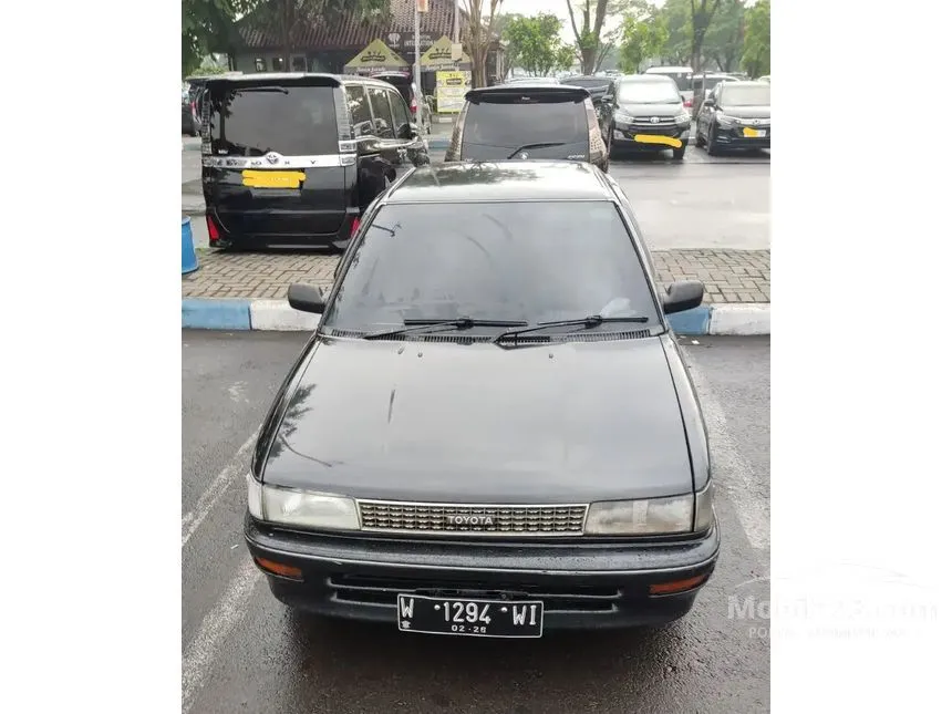 Jual Mobil Toyota Corolla 1990 1.6 di Jawa Timur Manual Sedan Hitam Rp 25.900.000