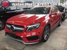 Mercedes-Benz GLA45 AMG 2.0 4MATIC FULLSPEC 0% SST,TRUE YEAR CAN PROVE 15-UNREG,POWER BOOT,REVERSE CAMERA,MEMORY BUCKET SEAT,FREE WARRANTY N MANY GIFT