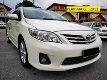 2013 Toyota Corolla Altis 1.8 FACELIFT (A) 1 OWNER - ORIGINAL PAINT - LOW MILEAGE - WELL MAINTAIN - TIP TOP CONDITION - VIEW TO BELIEVE....