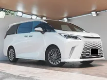 Incoming stock 2024 Lexus LM 500h 2.4 Turbo Hybrid Version L 6 Seater MPV Unregistered Grade5A Welcome view